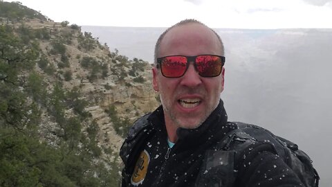 Grand Canyon freak Hailstorm in HD