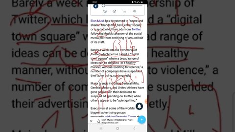 Elon Musk Threatens to ‘Name and Shame’ Advertisers Boycotting Twitter英语
