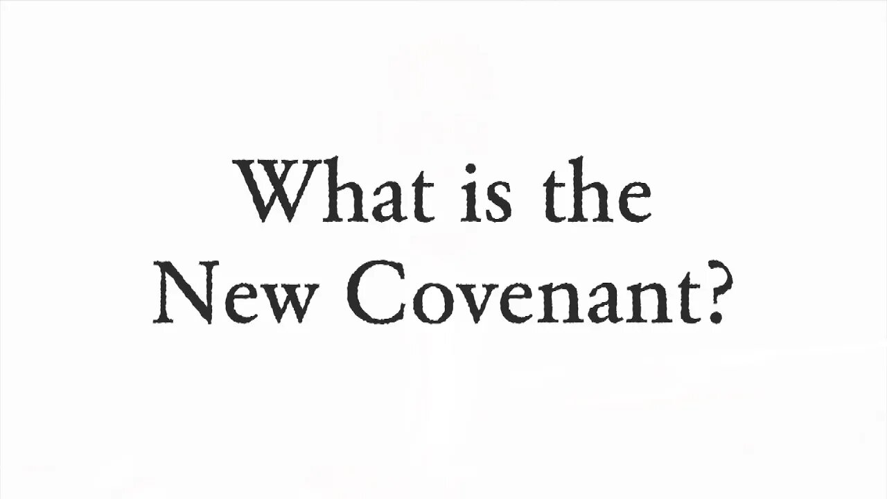 Redemption by the Messiah's sacrifice - What is the New Covenant?