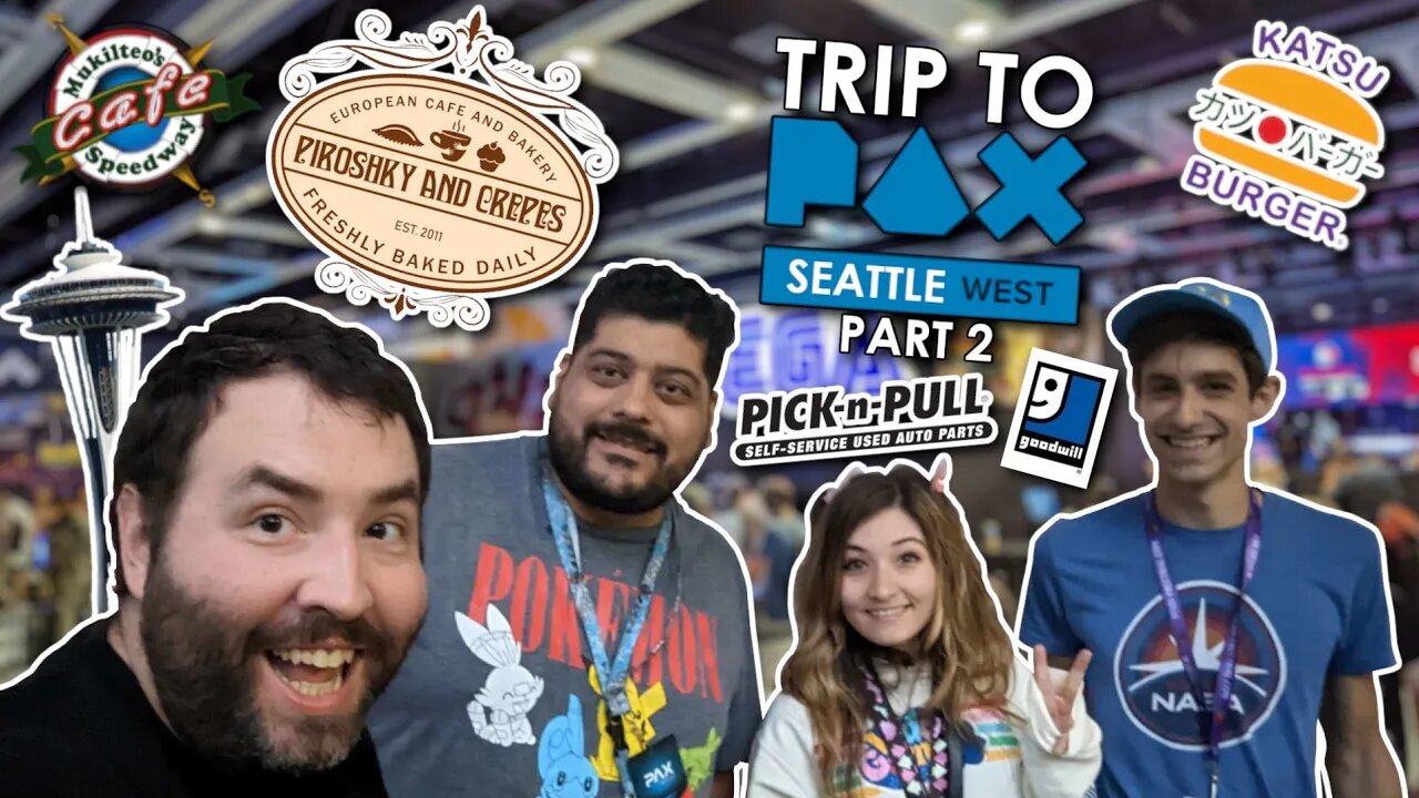 Seattle Washington, PAX, Car Parts, Asian Burgers, & Best Pie EVER - Adam Koralik