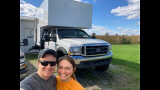 Couple Building Massive Truck Camper Part 7 Installing Windows and Insulation