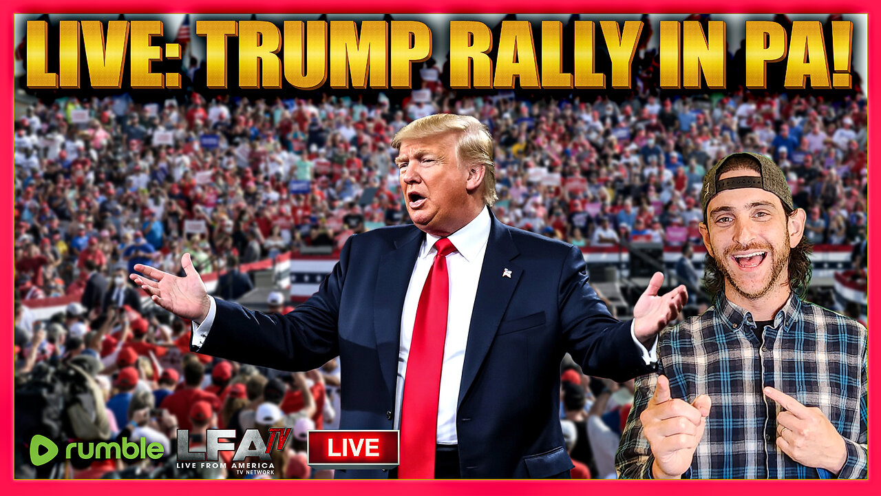 LIVE: TRUMP RALLY IN JOHNSTOWN PA! | UNGOVERNED with SHAWN FARASH 8/30/24