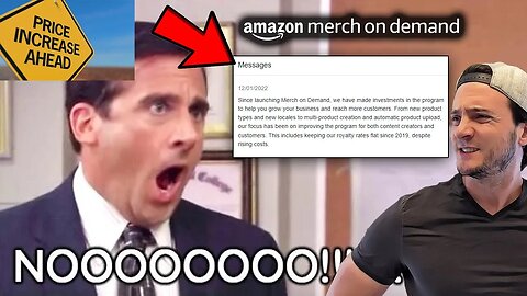 🚨BREAKING: Amazon Merch REDUCING Royalties in 2023...