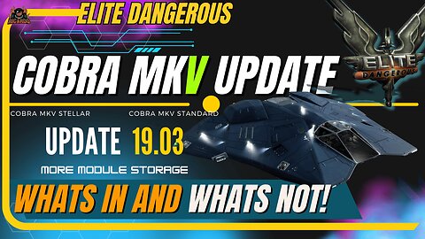 Cobra MkV Update - whats in - whats not?