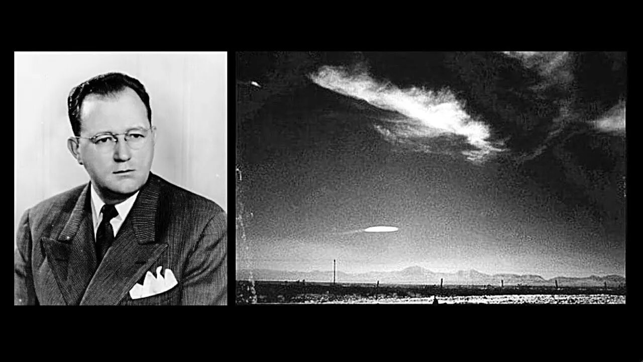 Gigantic cigar-shaped UFO witnessed near Holloman Air Force Base, discussed by Frank Edwards in 1958