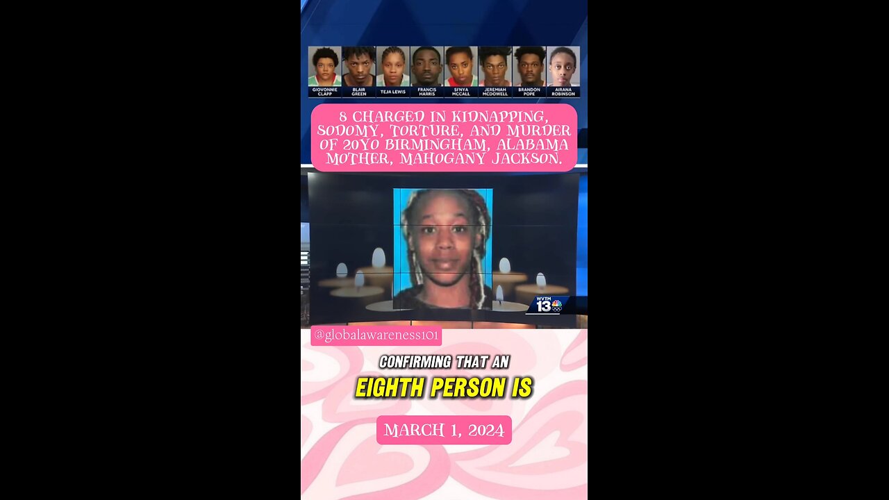 8 Charged In Kidnapping, Sodomy, Torture, And Murder Of 20yo Mom