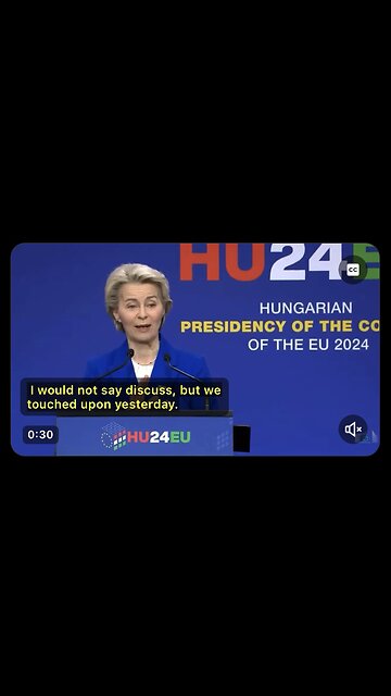 Captioned - EU leader is interested buying American oils than Russian oils