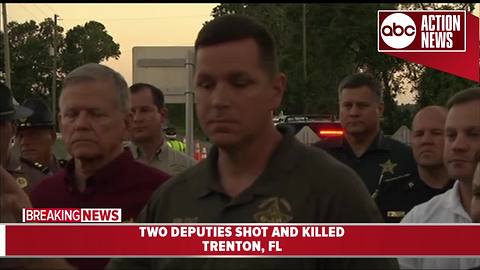 Gilchrist County Sheriff's Office provides an update after two deputies were shot and killed Thursday afternoon