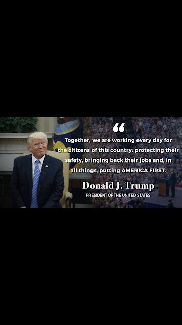 PRESIDENT TRUMP - LOYALTY MATTERS