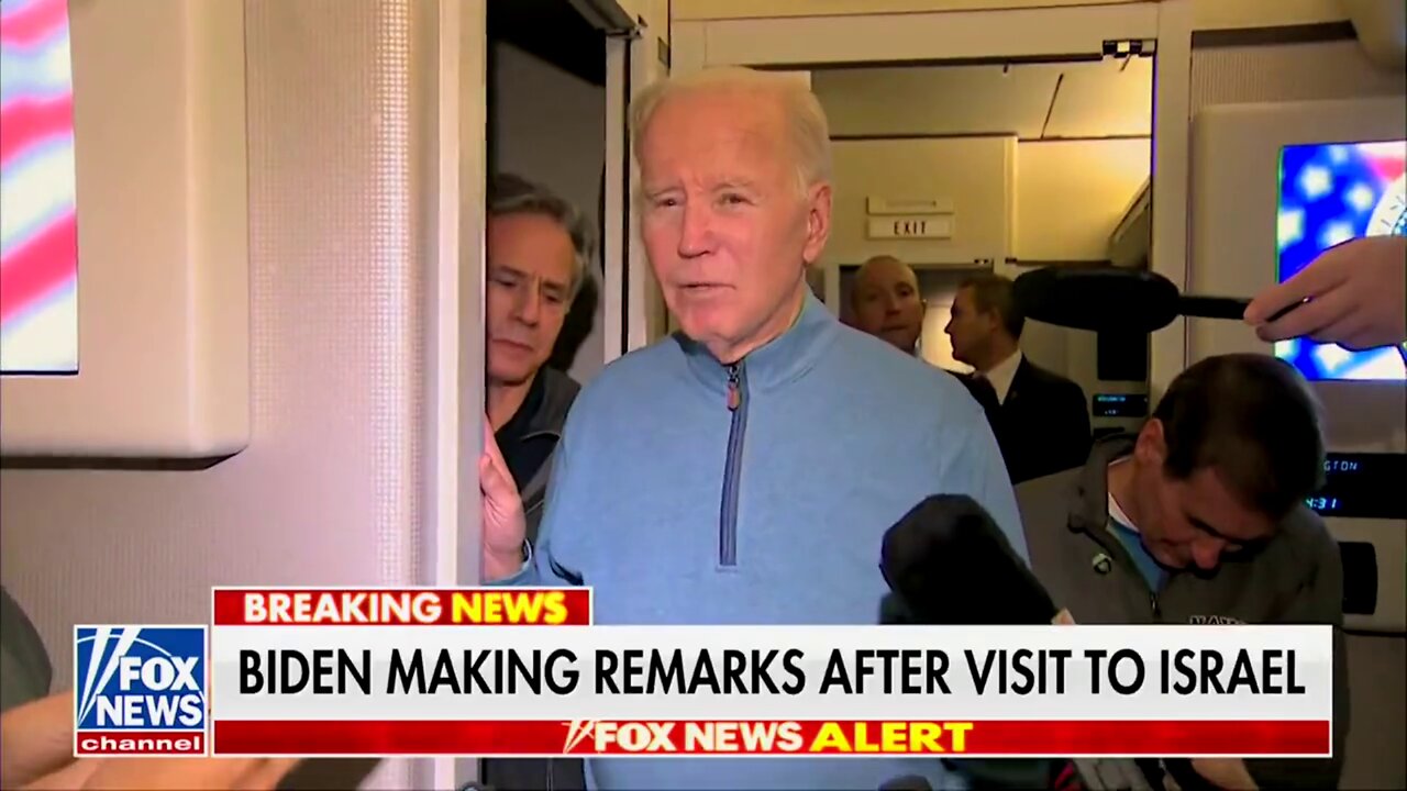 Bumbling Biden in Israel Says Hamas Terrorists 'Gotta Learn How to Shoot Straight'