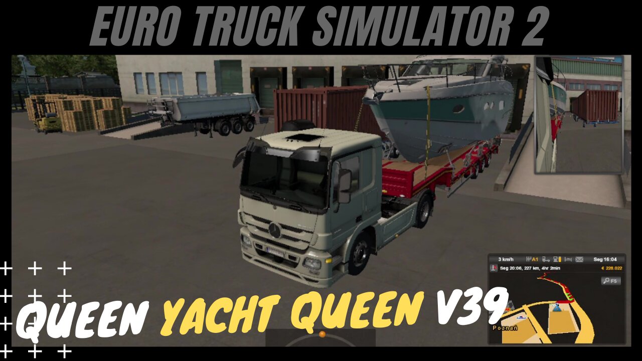 🚚QUEEN YACHT QUEEN V39- VON POZNAN NACH ESTETINO