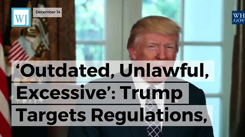 ‘Outdated, Unlawful, Excessive’ Trump Targets Regulations, Issues New Challenge To Cabinet