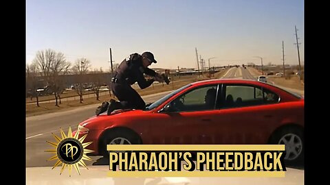 Suspect Flees with Officer on Top of Car...