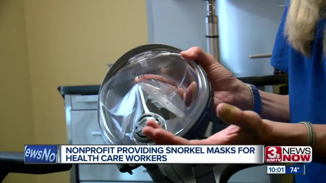 Nonprofit providing snorkel masks for health care workers