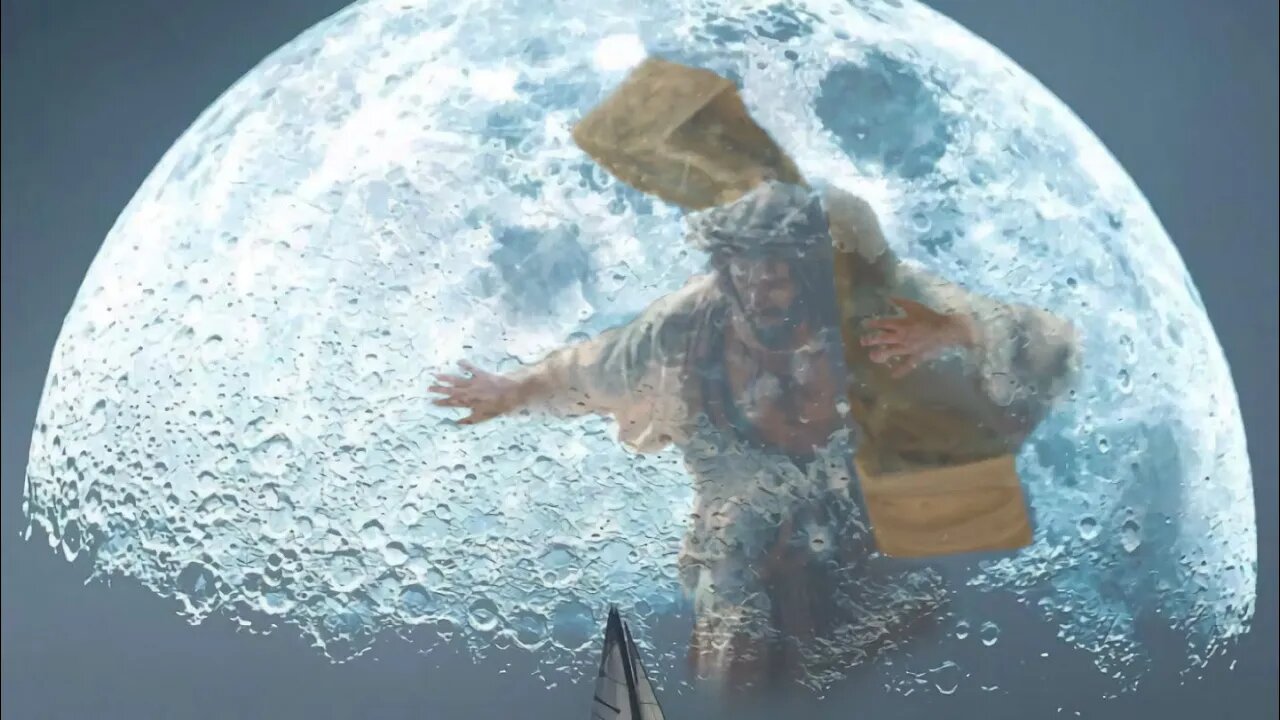 Matt 16:24 found on the moon