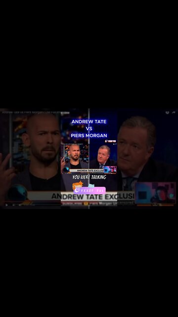 #RECAP - ANDREW TATE CHECKS PIERS MORGAN Highlight #37 #Shorts