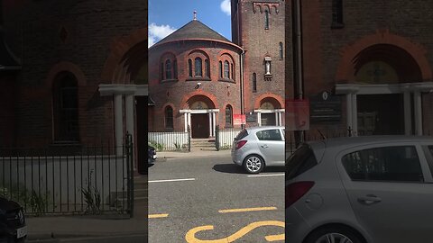 Beautiful Catholic Church in the middle of craziness and street noise