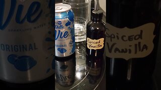 I made my own sparkling vanilla soda ✨️ #soda alternative #diysoda #makeyourown