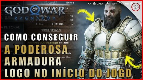 God of war Ragnarok, Como conseguir a poderosa armadura logo no início do jogo | Super dica