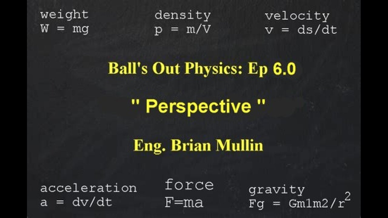 Ball's Out Physics: Part 11 of 11 - Perspective