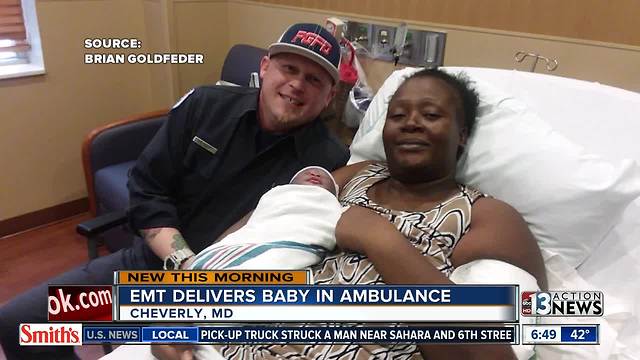 EMT delivers baby in ambulance