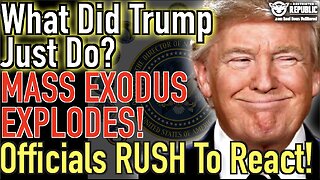 What Did Trump Just Do? Mass Exodus Explodes! Officials RUSH To React!