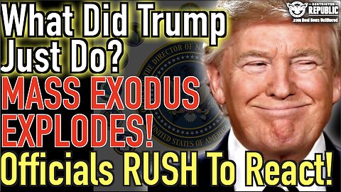 What Did Trump Just Do? Mass Exodus Explodes! Officials RUSH To React!