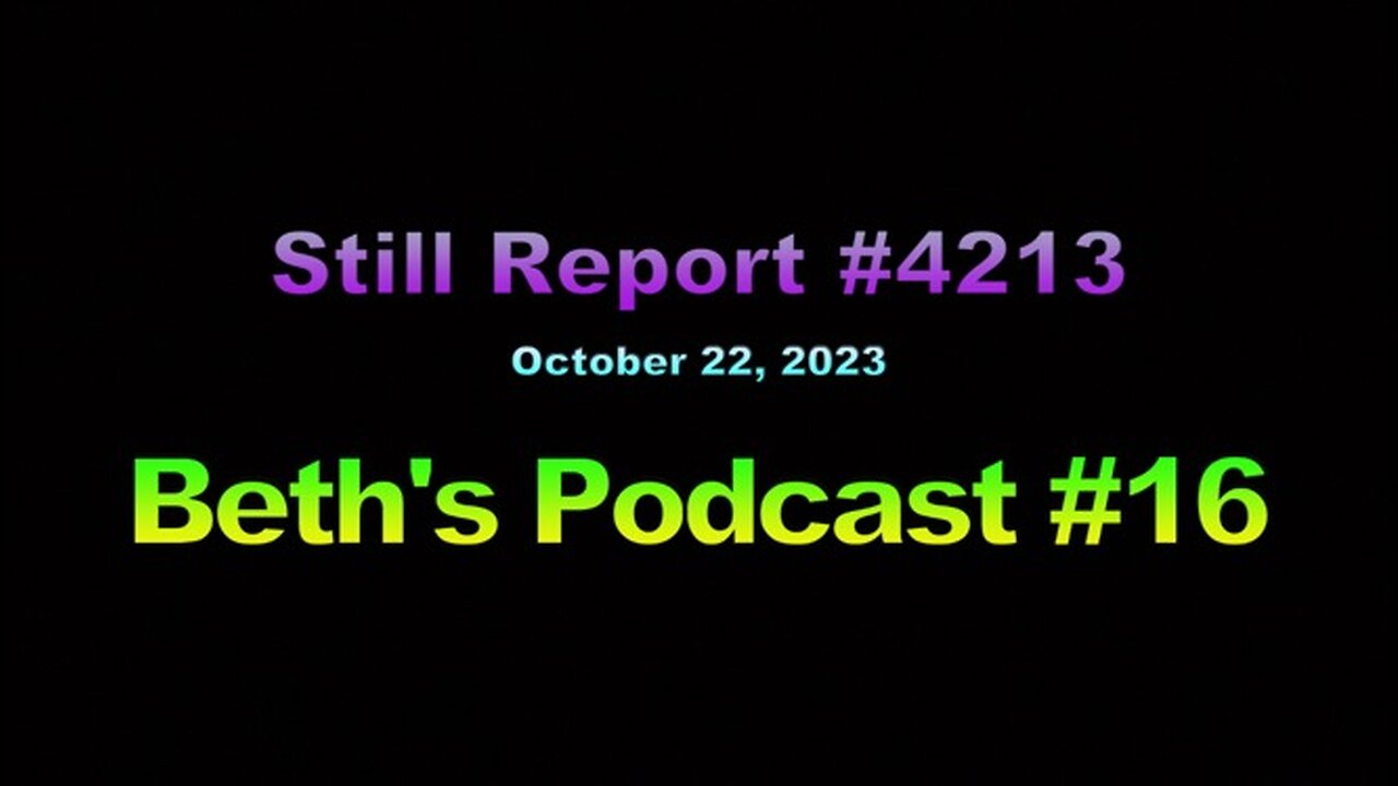 Beth’s Weekly Podcast #16, 4212
