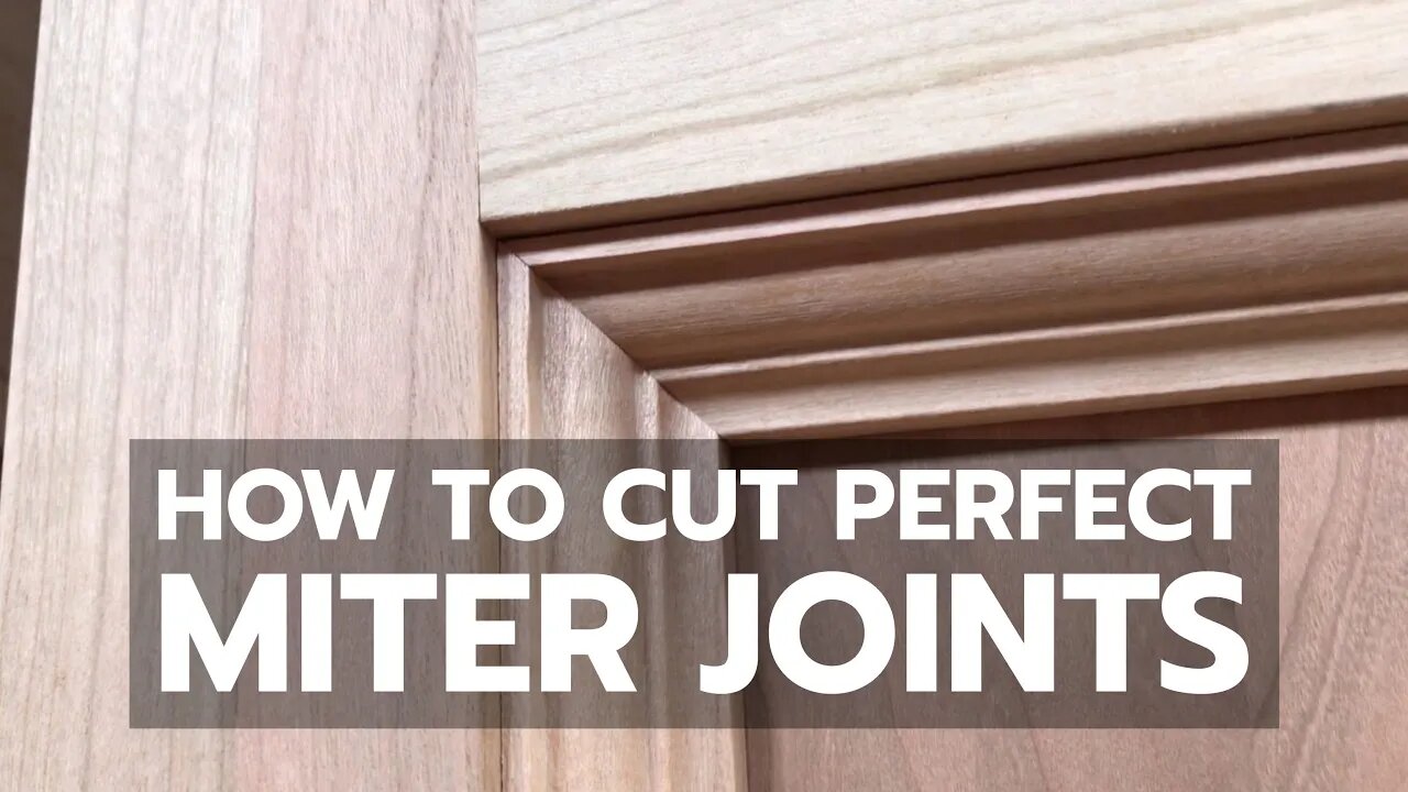 PERFECT MITER JOINTS - Watch Detailed Tutorial and Learn How to Cut Them