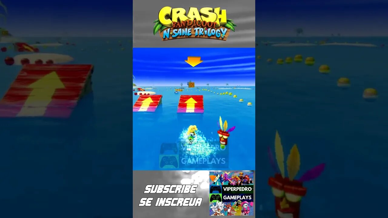 CLEAR GEM | MAKIN' WAVES | Parte 1/3 #shorts #crashbandicoot #ps5 #gaming #xbox #walkthrough