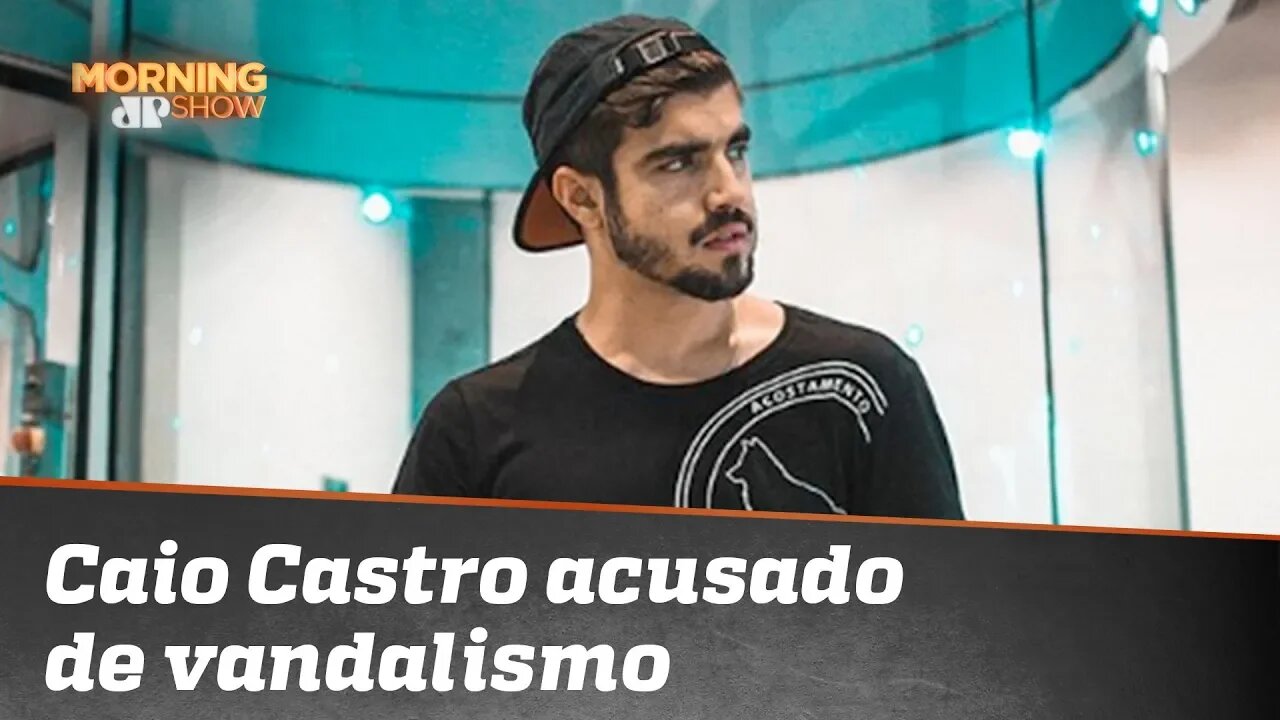 Eita! Caio Castro é acusado de vandalismo na Espanha