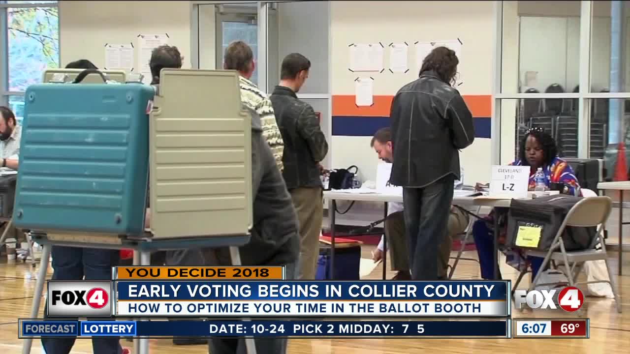 Early voting begins in Collier County