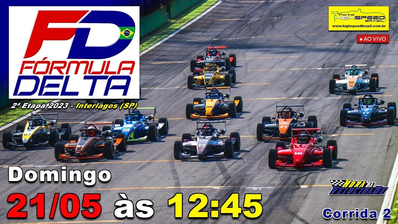 FÓRMULA DELTA | Corrida 2 | 2ª Etapa 2023 | Interlagos (SP) | Ao Vivo