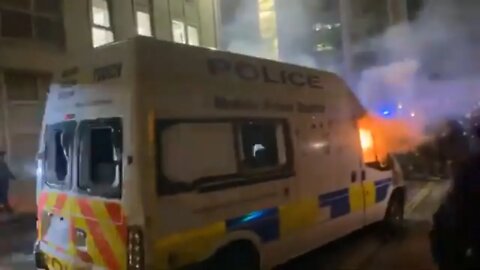 Kill The Bill LIVE 21/03/2021 Clashes Fires & More Pt.1