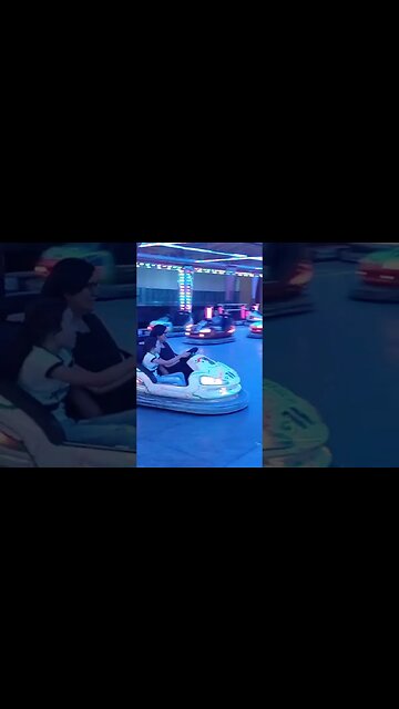 Coches chocantes. Feria de Pueblonuevo del Guadiana 2023😃