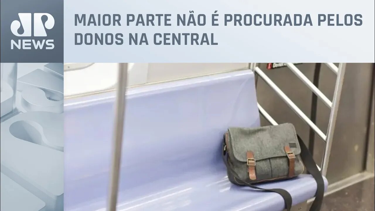 Passageiros esqueceram 500 objetos por dia em trens e metrôs em SP