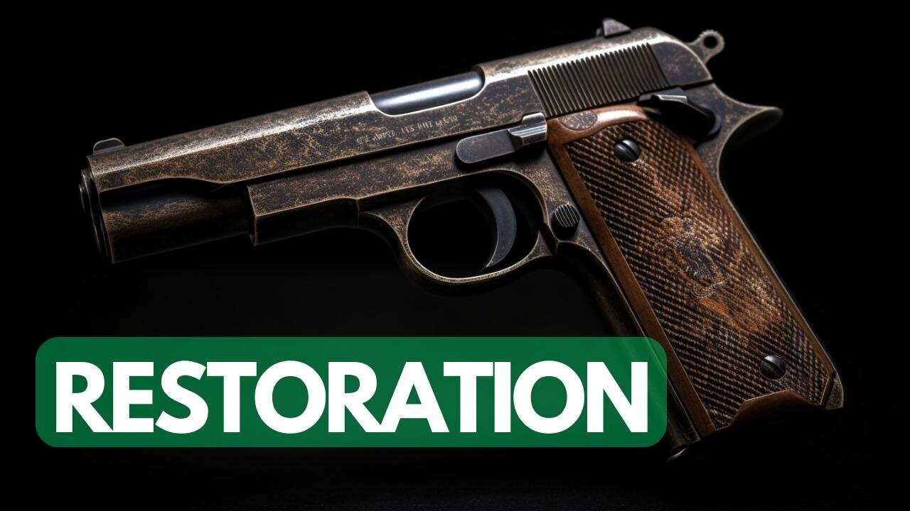 9MM Baretha USA pistol Restoration Gun restoration