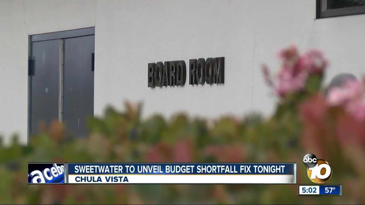 Sweetwater Union High School District to unveil recovery plan to balance budget