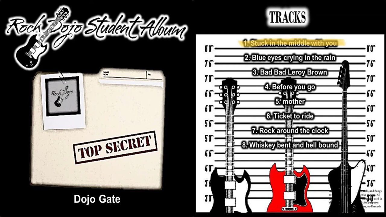 Rock Dojo Student Album #8 “Dojo Gate”: Stuck in the middle with you (Stealers Wheel cover) Track 1