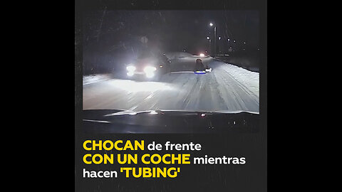 Chicas son arrolladas por un coche mientras hacen ‘tubing’