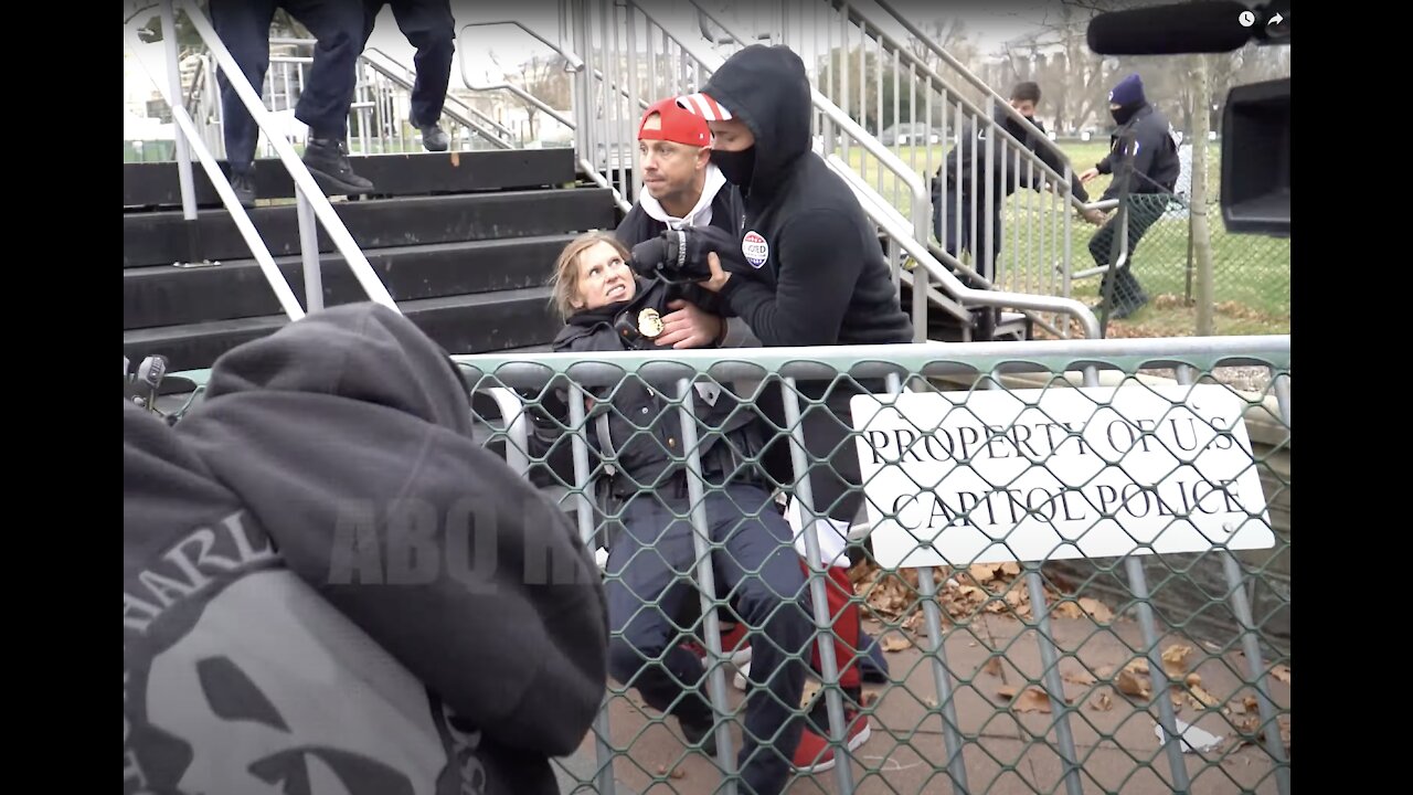 Cops Under Attack during US Capitol Riot