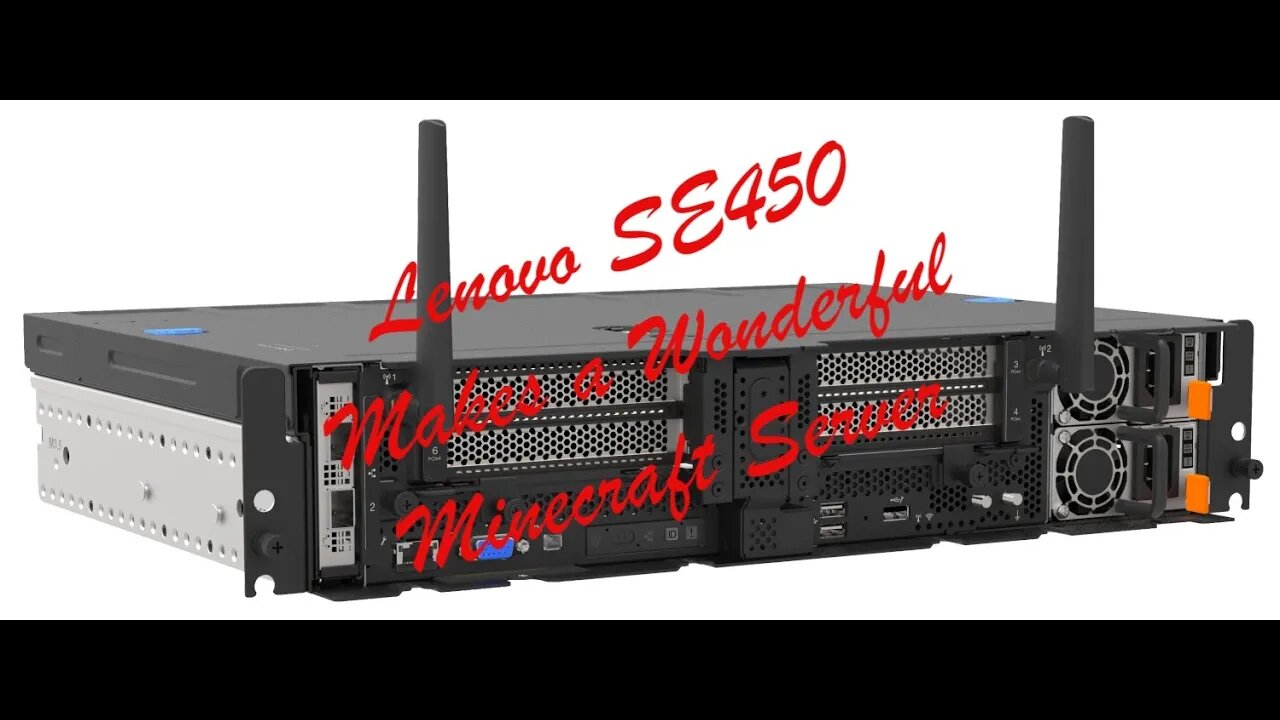 Lenovo SE450 Makes a wonderful Minecraft Server