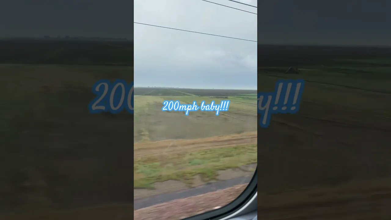 Hi-speed train Tanger to Rabat 200mph #alboraq #tgv #morocco