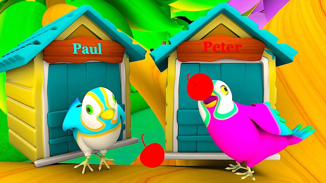 Two Little Dicky Birds | Kindergarten Nursery Rhymes & Songs for Kids