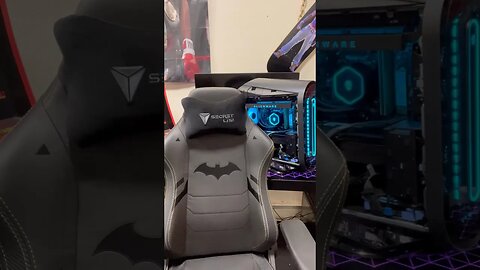 Secretlab Dark Knight + Alienware R15 13900k & RTX 4090 🦇 👽 #batman