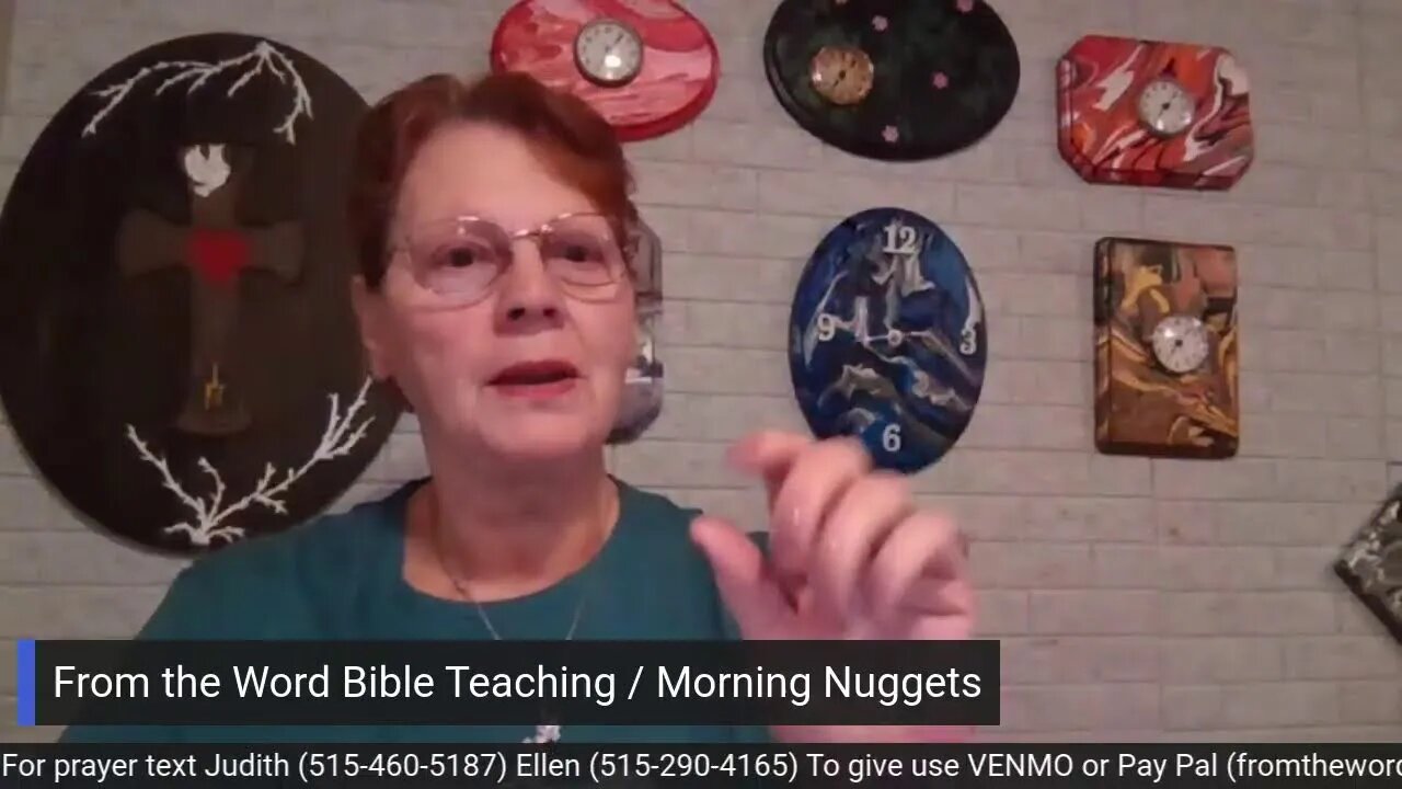 From the Word Bible Teaching/ Morning Nuggets (12/28/22)