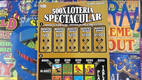 $50 500X LOTERIA SPECTACULAR!!!