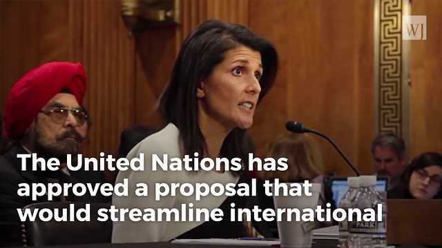 Haley Gives Unequivocal ‘No’ To Un Push For ‘Legally Binding’ Climate Pact With Us