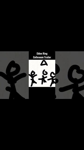 Elden Ring Colosseum Trailer with Stick People... #eldenring #eldenringcollosseum #trailers