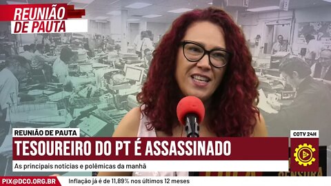 Tesoureiro do PT é assassinado por bolsonarista | Momentos do Reunião de Pauta